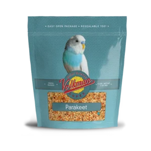 A bag of peanuts for parakeets.